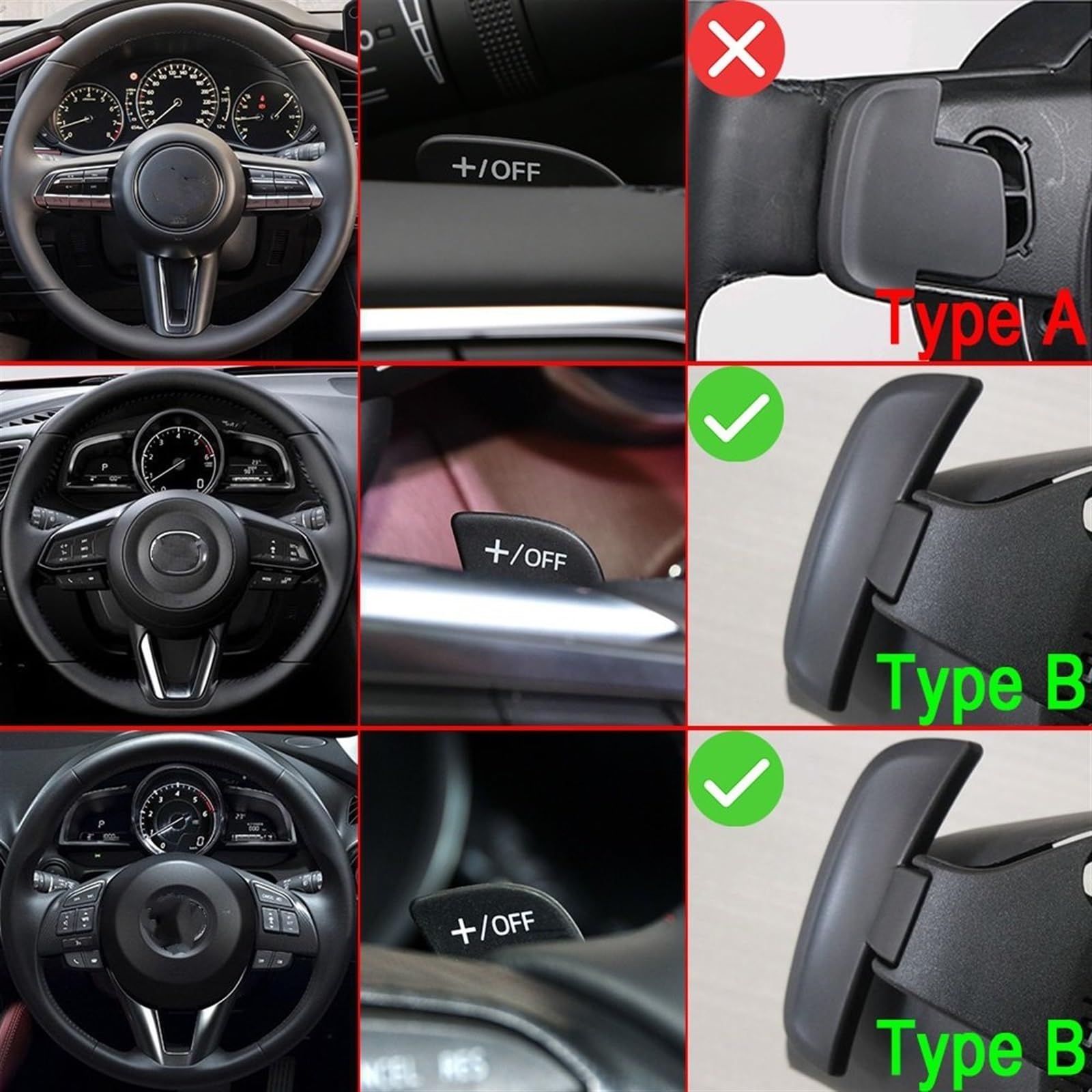 Amazon | パドルシフト Compatible with Mazda 2 DL for Mazda 3 for